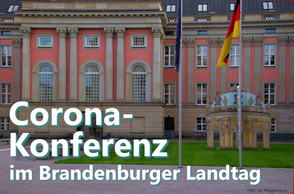 Read more about the article <strong>Die Corona-Konferenz im Brandenburger Landtag</strong>