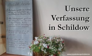 Read more about the article Unsere Verfassung in Schildow