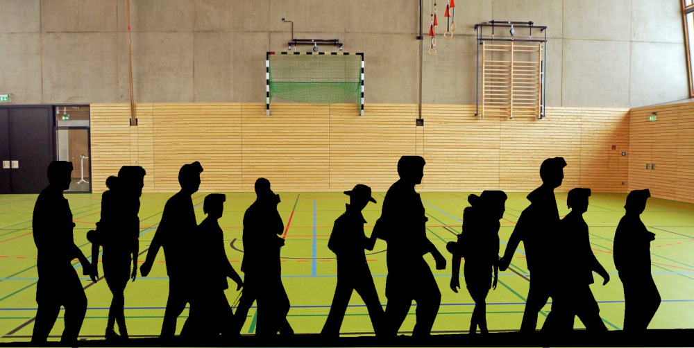 Read more about the article Protest wirkt: Sporthalle in Zehdenick nun doch für den Schulsport, Traglufthalle für 140 Flüchtlinge