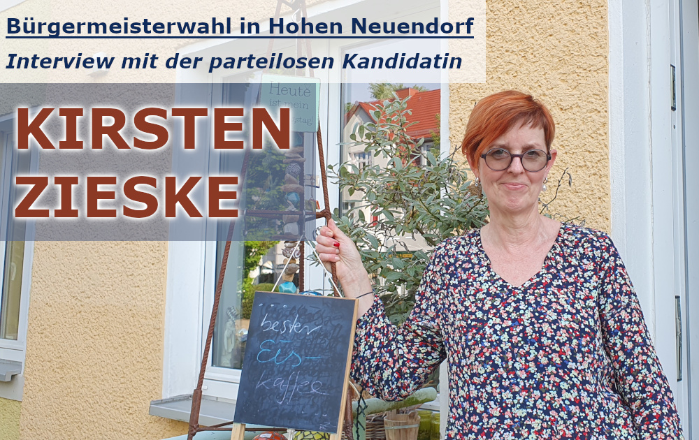 You are currently viewing Bürgermeisterwahl in Hohen Neuendorf: Interview mit Kirsten Zieske