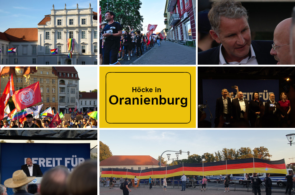 Read more about the article Höcke in Oranienburg … und die Stadt stand Kopf