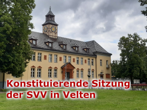 Mehr über den Artikel erfahren Konstituierende Stadtverordnetenversammlung in Velten