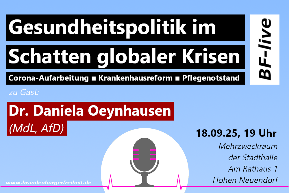 Mehr über den Artikel erfahren BF-live: Gesundheitspolitik im Schatten globaler Krisen