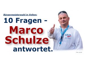 Mehr über den Artikel erfahren Zehn Fragen an die Kandidaten für das Amt des Bürgermeisters in Velten