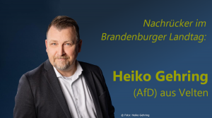 Mehr über den Artikel erfahren Heiko Gehring ist jetzt auch Landtagsabgeordneter