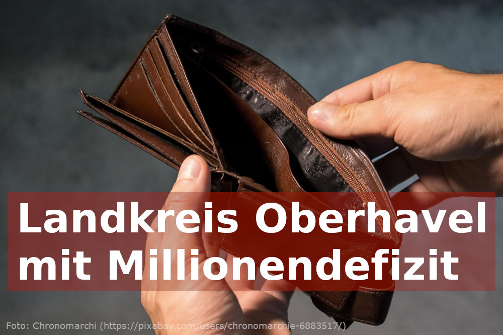 Mehr über den Artikel erfahren Oberhavel: Haushaltslage des Landkreises spitzt sich zu