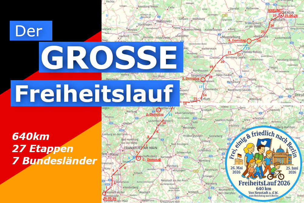 Mehr über den Artikel erfahren Von Hambach nach Berlin: Der Große Freiheitslauf