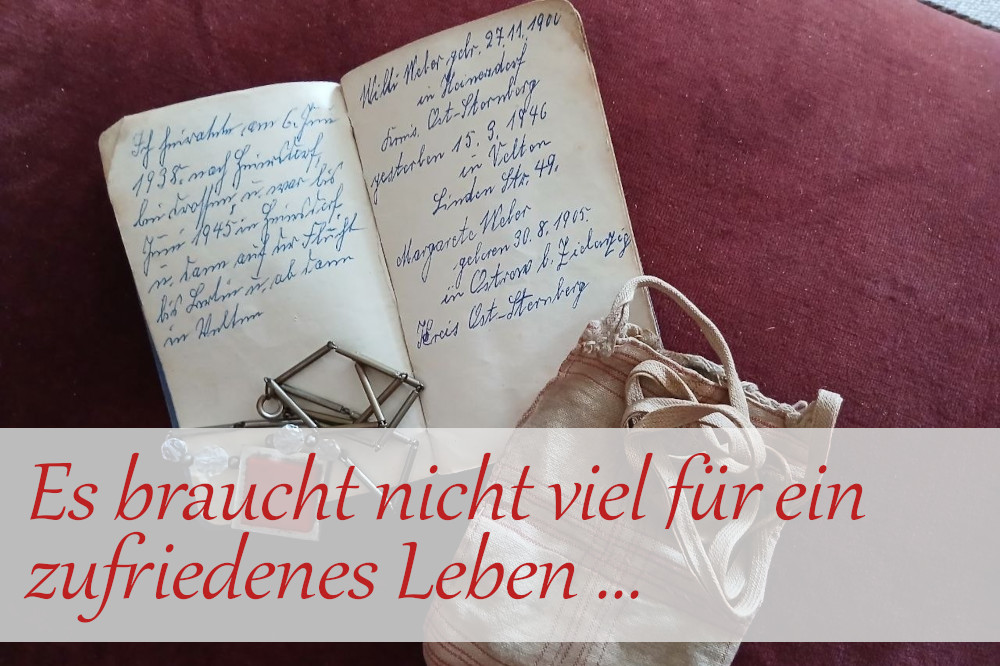 Mehr über den Artikel erfahren Es braucht nicht viel für ein zufriedenes Leben