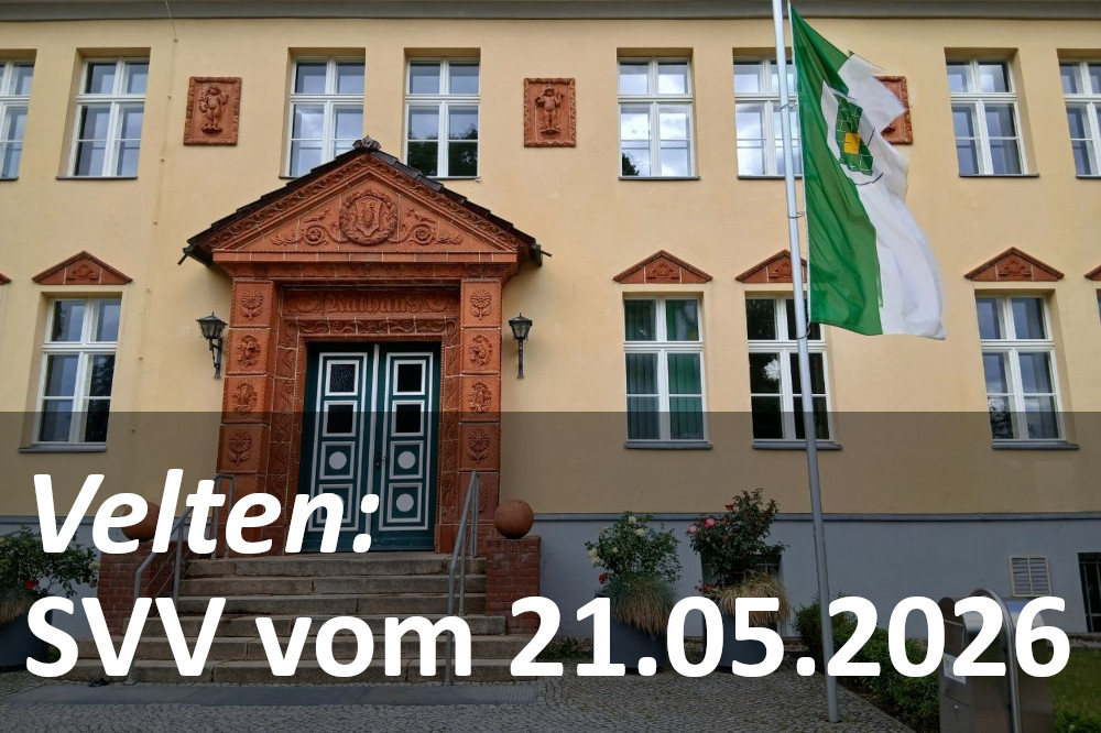 Mehr über den Artikel erfahren Velten – Viel Sitzung mit wenig Inhalt